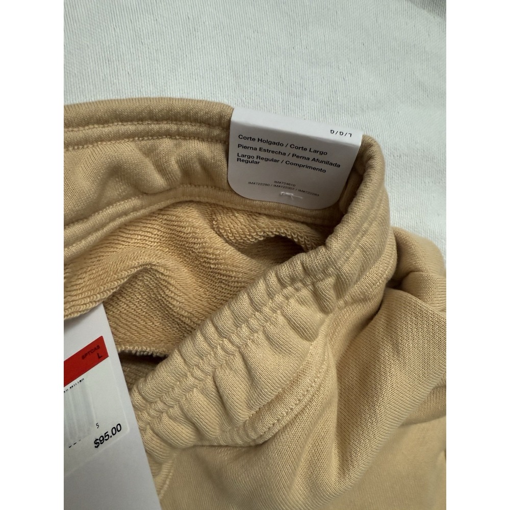 New Nike Sweatpants Joggers Beige Men's Size Large DV9845-252 Nike Sweats Men's - Picture 8 of 11